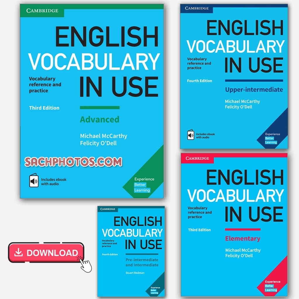 link tải trọn bộ Vocabulary in use từ elementary tới advanced