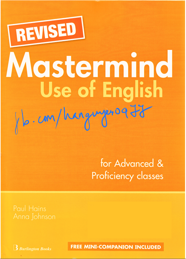 mastermind use of english PDF