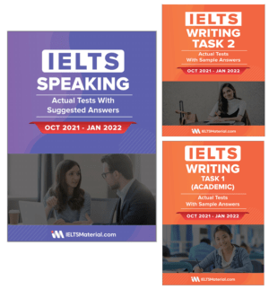 Combo IELTS Speaking & Writing Actual Oct 2021 - Jan 2022