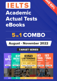 IELTS (Academic) 5 in 1 Actual Tests eBook Combo (August – November 2022 )