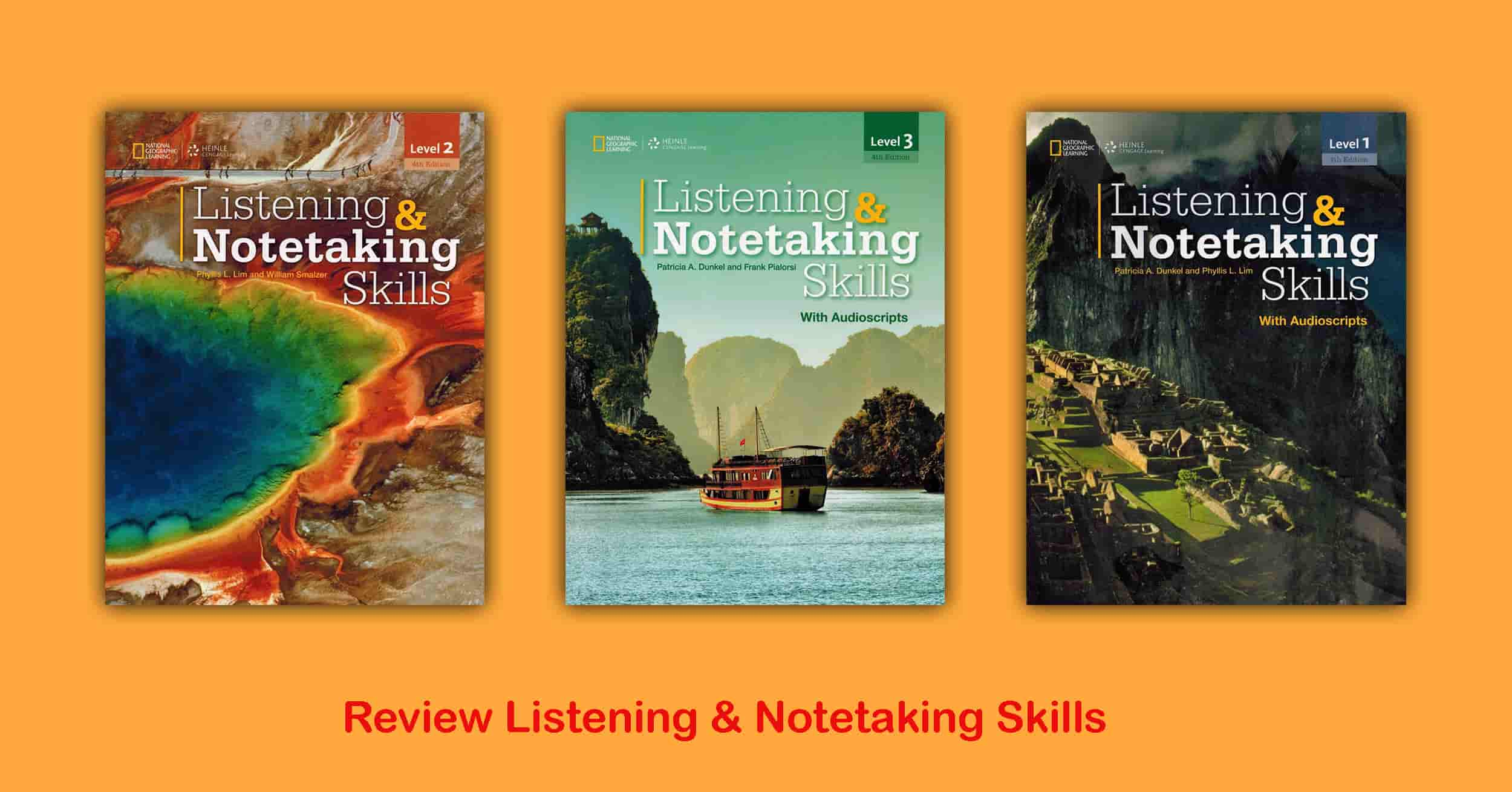 Review bộ Listening & Notetaking Skills - bộ sách hay học Listening