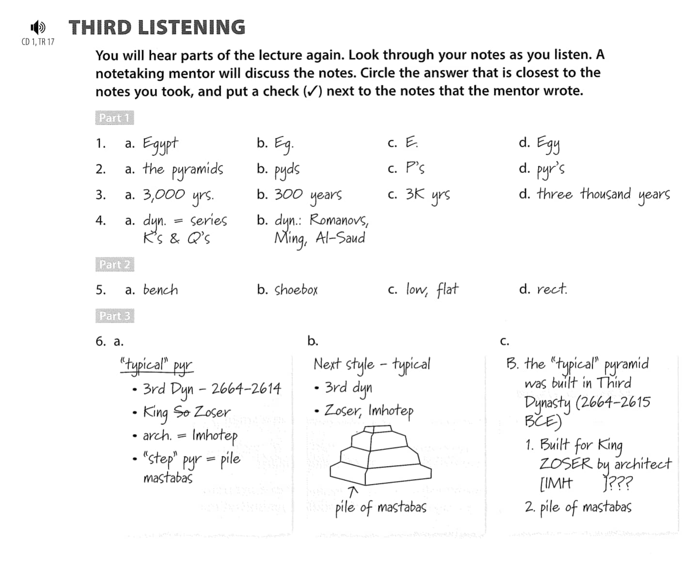 review bộ sách Listening & Notetaking Skills main learning