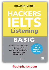 Hacker IELTS Listening Basic (Kèm Audio) bản đẹp